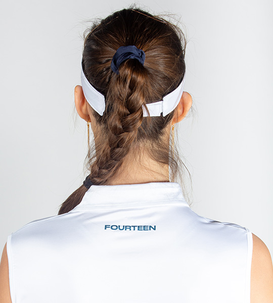 Women Performance sleeveless polo shirt
